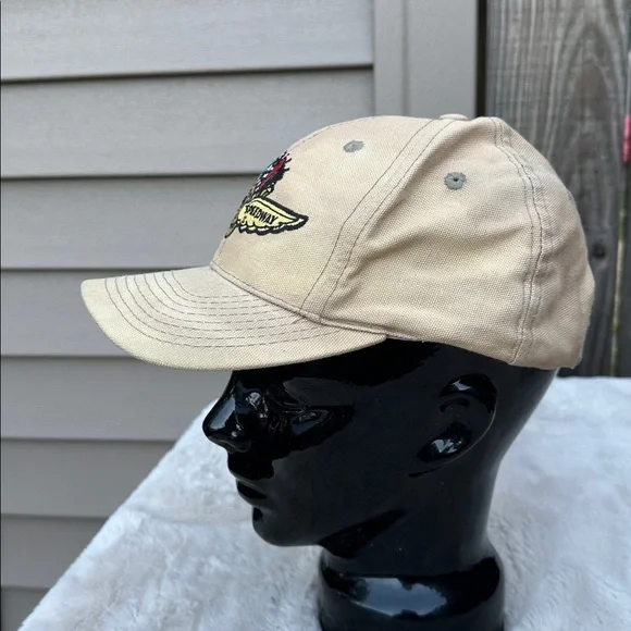 Vintage INDIANAPOLIS MOTOR SPEEDWAY Hat World Racing - Picture 2 of 7